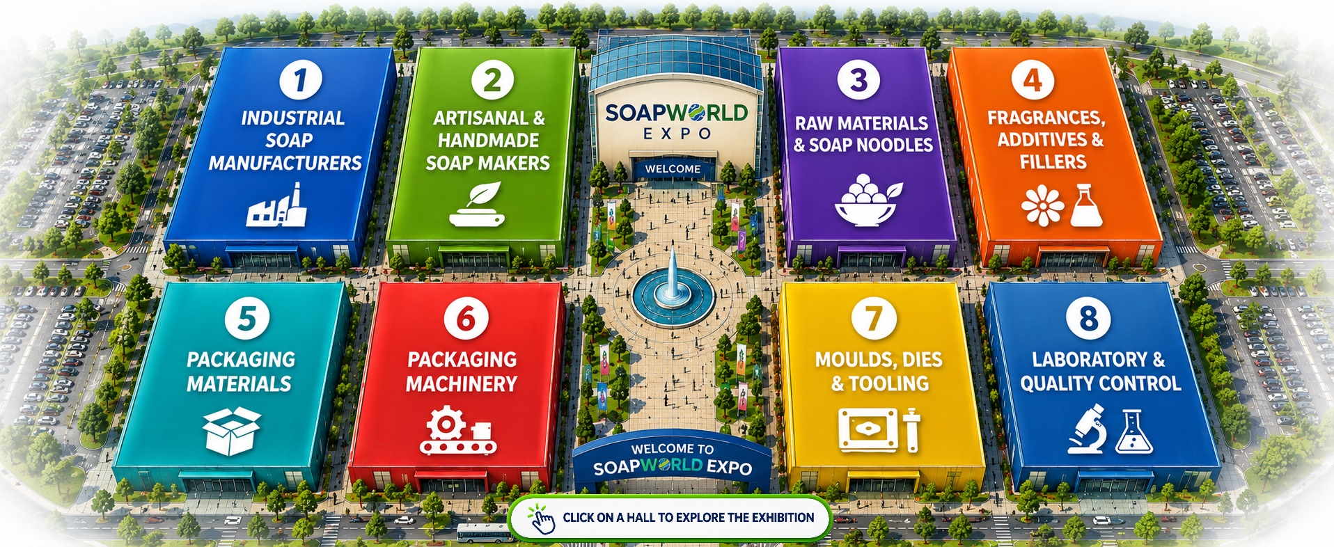 SoapWorld Expo - Interactive Exhibition Map