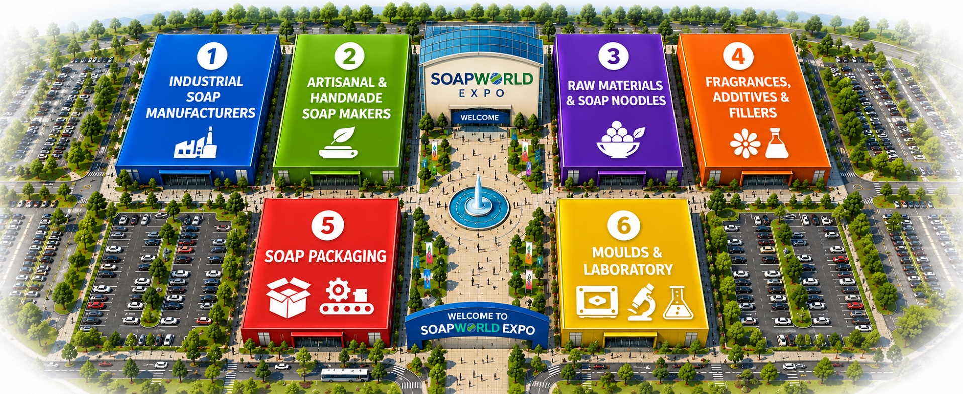 SOAPWORLD EXPO - Interactive Exhibition Map