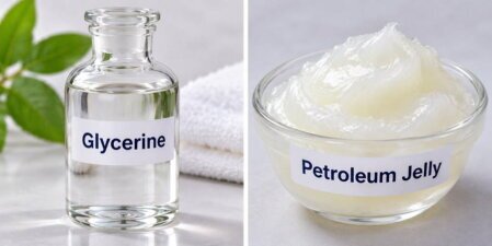 Glycerine vs Petroleum Jelly
