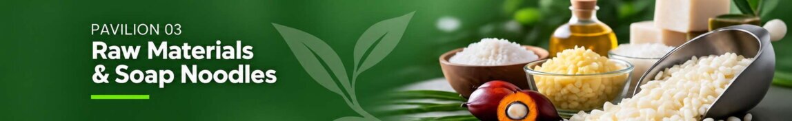 Explore raw materials, oils, fats and soap noodles for the international soap industry at SoapWorld Expo.