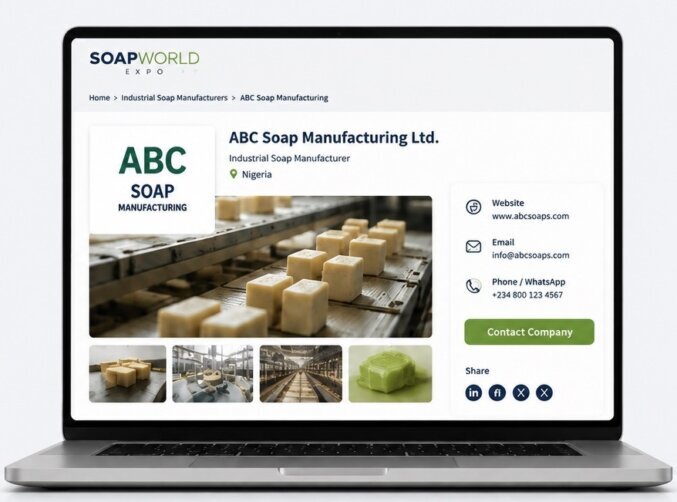 Soap Fair for Soap Manufacturers, Soap suppliers, fillers suppliers and soap industry
